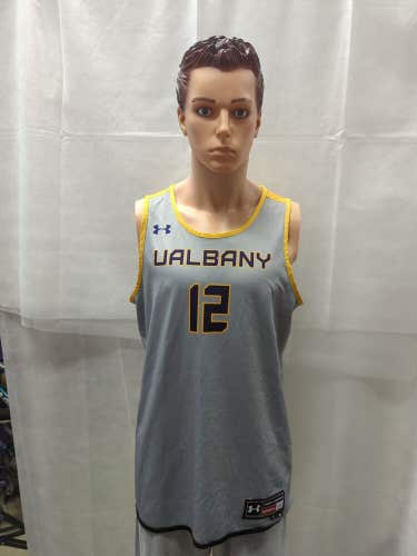 Team Issued UAlbany Under Armour Practice Jersey XL+2 Kellon Taylor NCAA
