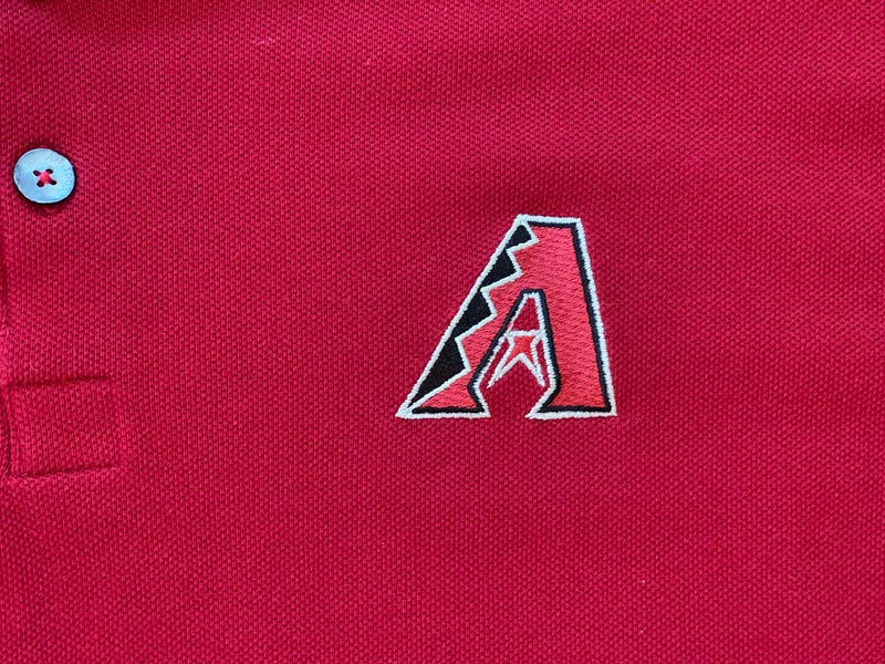 Vintage Arizona Diamondbacks Logo Polo Shirt Mens Large Purple Antigua MLB  Golf