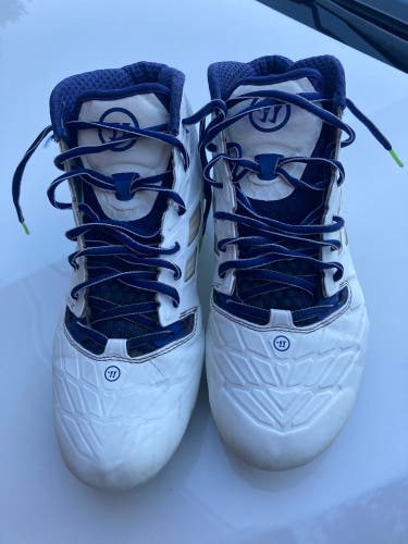 Men's Size 10.5 Warrior Burn 8.0 LAX Cleats