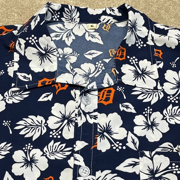 The best selling] Detroit Tigers MLB Flower All Over Print Hawaiian Shirt
