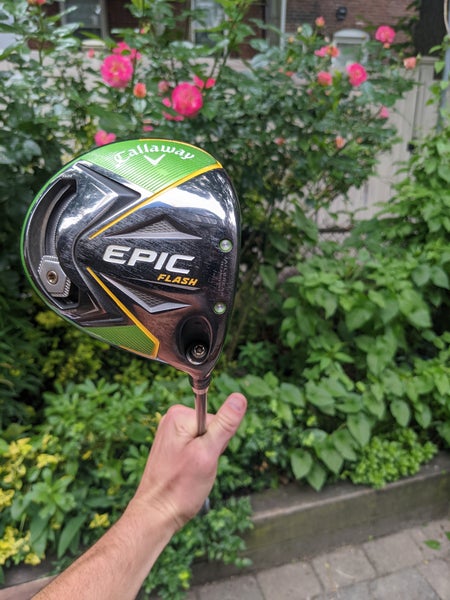 Used Men's Callaway Right Handed Epic FLASH Driver Stiff Flex