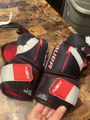 Used Large Bauer NSX Elbow Pads