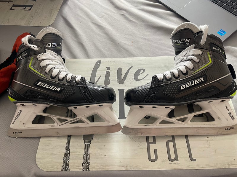 Used Bauer Regular Width Size 2.5 Elite Hockey Goalie Skates