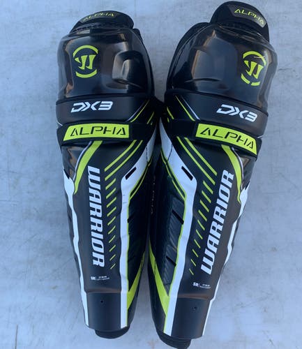 Used Warrior Alpha DX3 Shin Pads