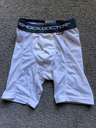 Used Shock Doctor Core Compression Shorts W/Cup
