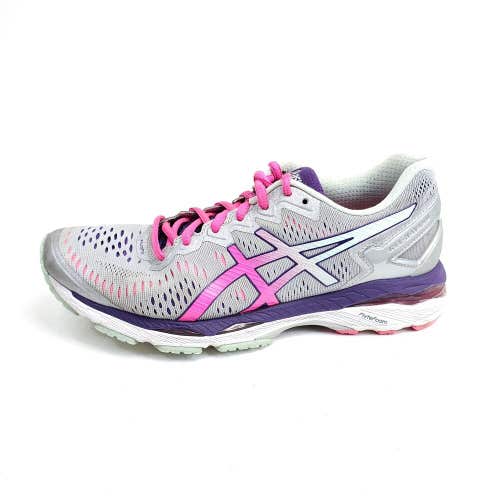 Asics Shoes Womens Gel-Kayano 23 Size 8.5 Athletic Running Sneakers Gray T696N