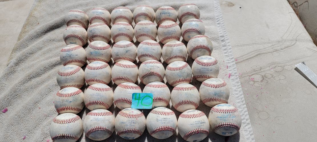 Used Rawlings Official Minor League Baseballs 36 Pack (3 Dozen)