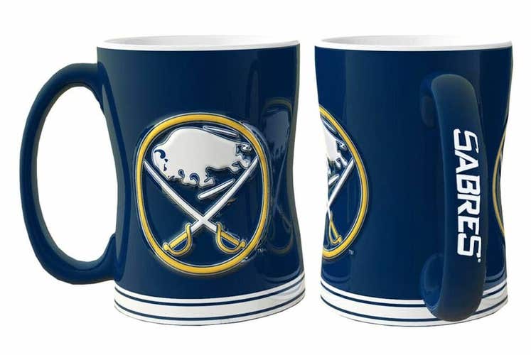 Buffalo Sabres 14oz Sculpted Relief Coffee Mug NHL