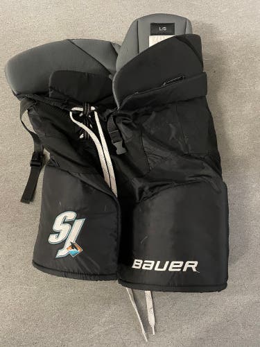 Bauer Nexus San Jose Sharks Pro Stock Hockey Pants Large