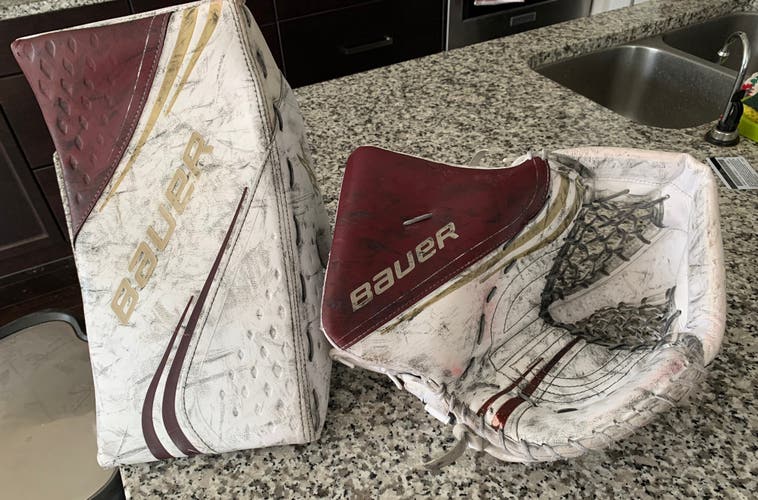 Bauer Vapor 2X Custom Int glove and blocker