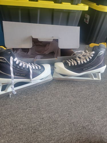 Senior New Bauer Supreme One60 Hockey Goalie Skates Wide Width Size 12