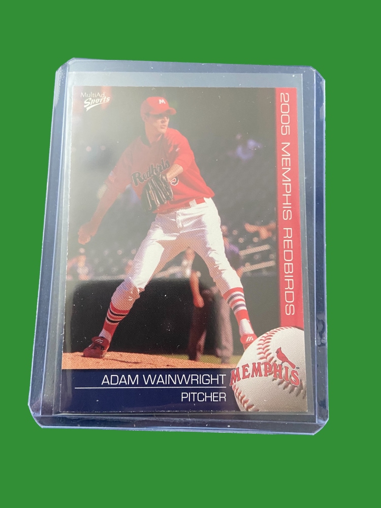 MiLB Adam Wainwright 2005 Memphis Redbirds RC Baseball Card * MLB St Louis Cardinals AAA Card