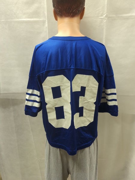 Vintage Russell Athletic Football Jersey Blue XL
