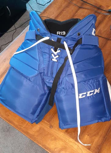 Senior New Medium CCM Premier R1.9 SE Blue Hockey Goalie Pants