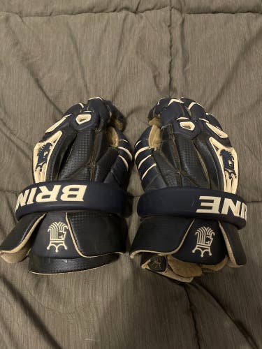 Used Player's Brine 13" King Lacrosse Gloves