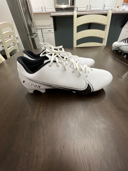 White Men's Size 12 (Women's 13) Nike Vapor 360 speed Cleats