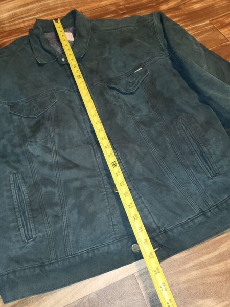 Vintage Rare Carhartt Pearl Green Carpet Lined Vtg Jacket Made In USA Size XXL