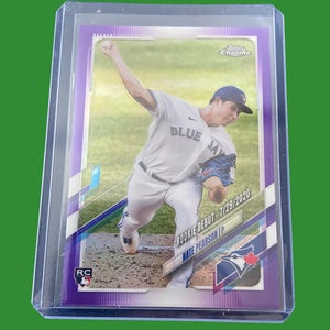 MLB Nate Pearson Toronto Blue Jays Topps Chrome Purple Insert RC Baseball Card