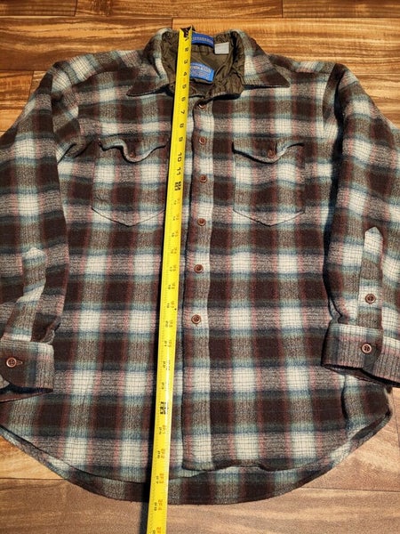 Vintage Pendleton Outdoorsman 100% Wool Made In USA Flannel Size