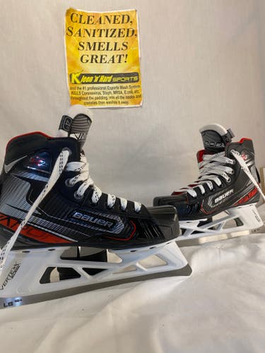 New Bauer Vapor X2.7 Size 4 D Ice Hockey Goalie Skates