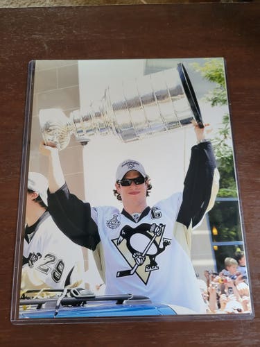 Pittsburgh Penguins Sidney Crosby Stanley Cup Parade 8x10 Photo