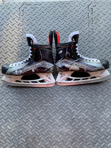 Senior Used Bauer Vapor 1X Hockey Skates Regular Width Pro Stock Size 10.5