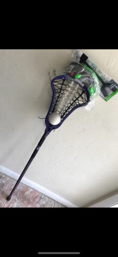 Under armor womens lacrosse stick and goggles !