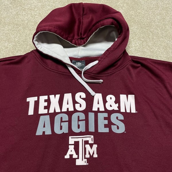 Texas A&M Sweatshirt Men XL Adult Hood Aggies College NCAA Retro USA Pullover