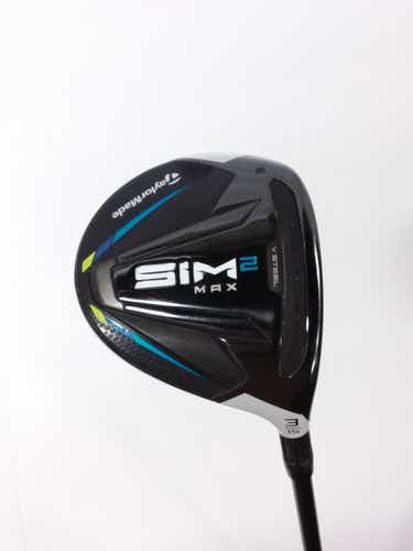 Used Taylormade Sim2 Max 3 Wood Regular Flex Graphite Shaft Fairway Woods