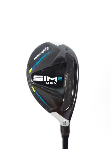 Used Taylormade Sim2 Max 3 Hybrid Regular Flex Graphite Shaft Hybrid Clubs