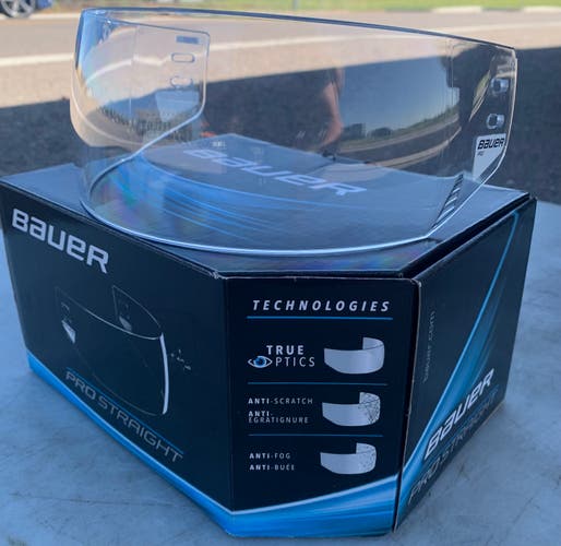 Used Medium Bauer Pro Straight Visor