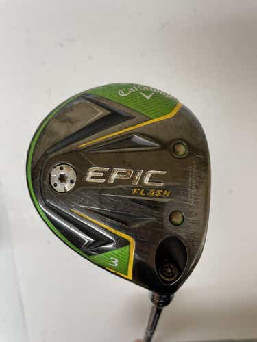 Used Callaway Epic Flash 3 Wood Regular Flex Graphite Shaft Fairway Woods