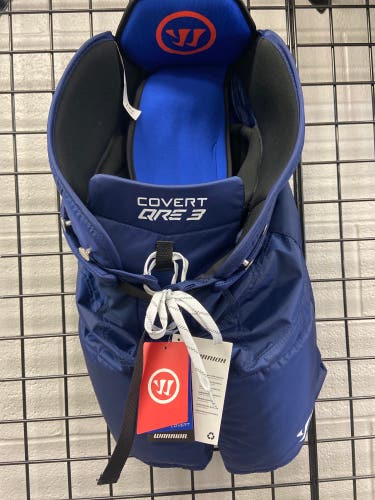 New Senior Medium Warrior  Covert QRE 3 Hockey Pants -Navy