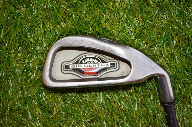 Callaway	Big Bertha Irons	6 Iron	Right Handed	37.5"	Graphite	Firm	New Grip