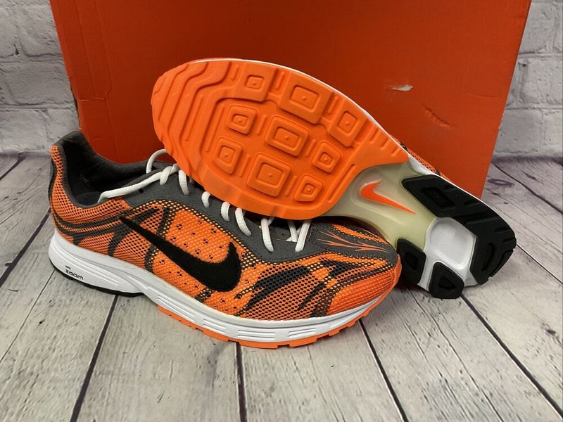 Zoom Streak Mens Running Shoes Size 7.5 Orange Gray New With Box | SidelineSwap