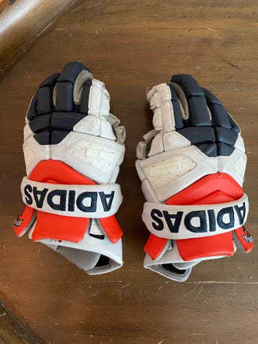 Used Bucknell Adidas Freak Lacrosse Gloves 13"