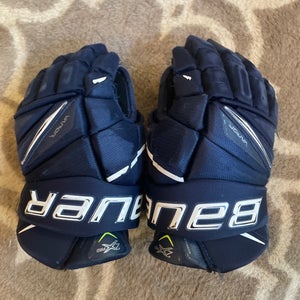 Used Bauer 12" Vapor 2X Pro Gloves Navy