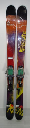 Used Fischer Renegade 152cm Skis With 22 Designs Telemark Bindings (SY1089)