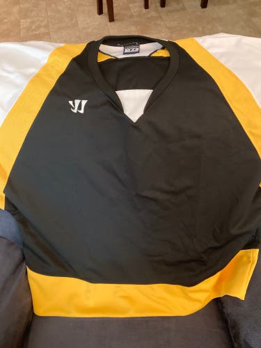 Yellow New Goalie Cut Warrior Jersey