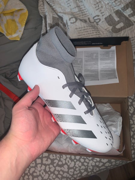 White Unisex Molded Cleats Adidas predator freak Cleats