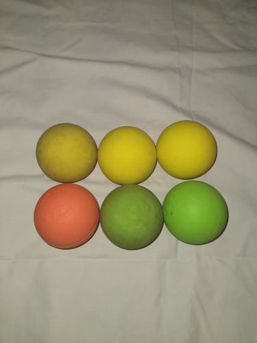 Used Champro Lacrosse Ball 6 Pack