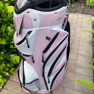 Woman’s golf cart bag by Tour edge with 14 club dividers