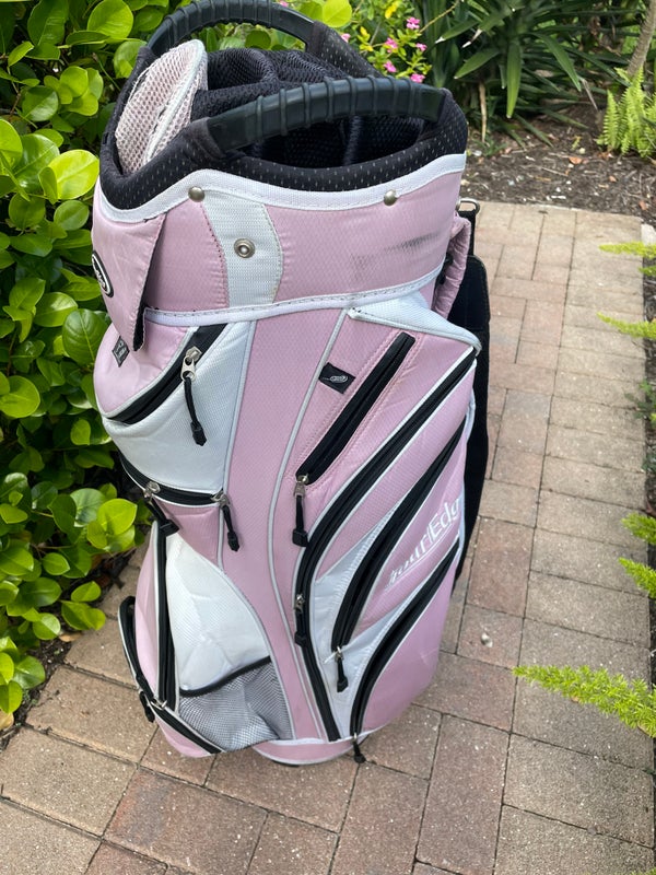 Woman’s golf cart bag by Tour edge with 14 club dividers