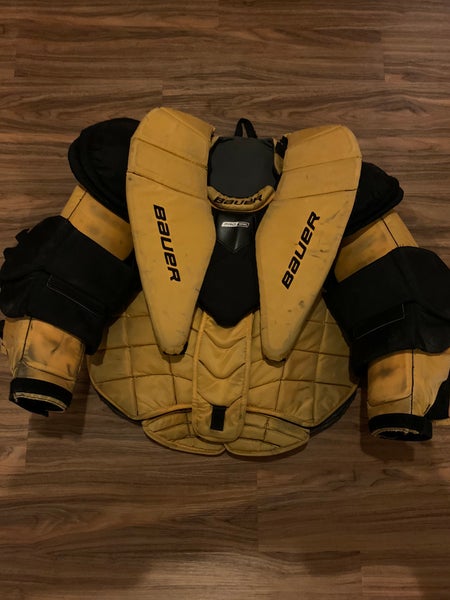 Used Large Bauer Pro Stock Goalie Chest Protector
