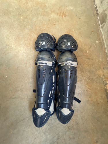 Wilson Baseball Pro-Stock Catcher's Leg Guards