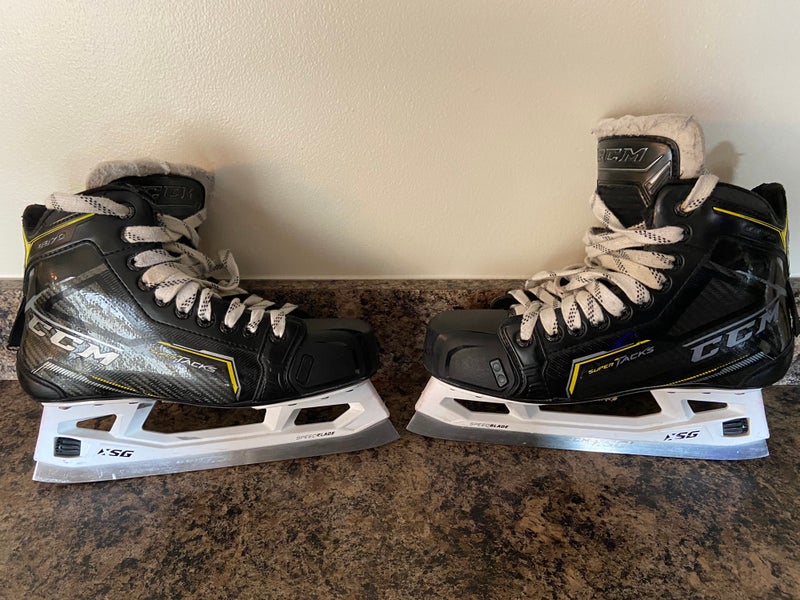 Used CCM Regular Width Size 6.5 Super Tacks 9370 Hockey Goalie Skates