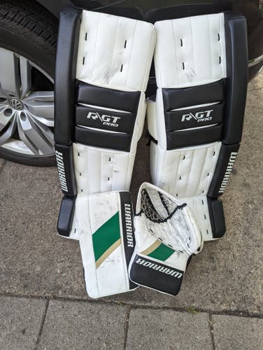 Used 34" Warrior Regular Ritual GT Classic Pro Goalie Full Set