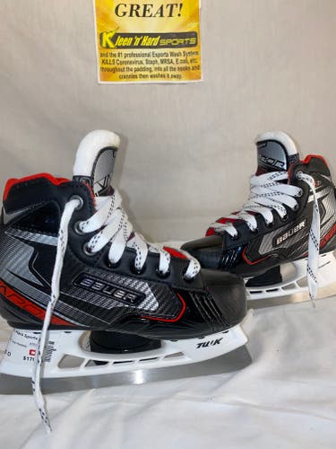 New Bauer Vapor X2.7 Size Yth 13.5 D Ice Hockey Goalie Skates