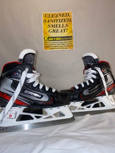 New Bauer Vapor X2.7 Size 1.5 D Ice Hockey Goalie Skates