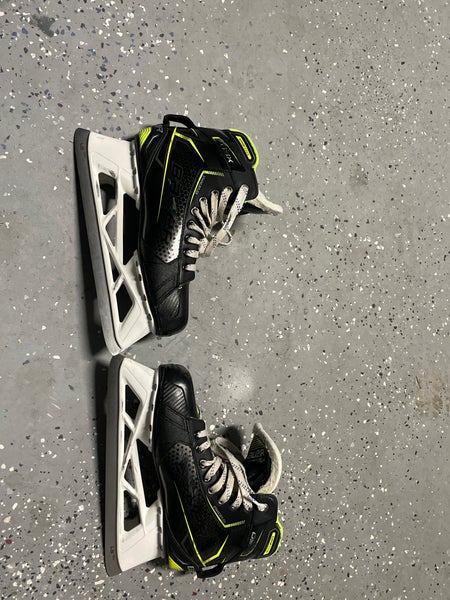 Used Bauer Extra Wide Width Size 9 GSX Hockey Goalie Skates